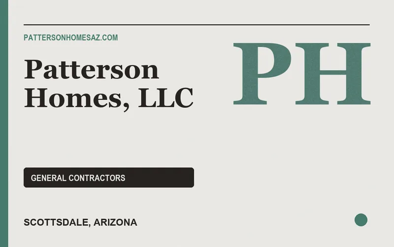 Patterson Homes, LLC in Scottsdale, Arizona