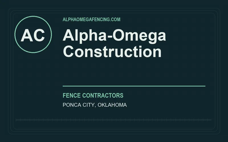 Alpha-Omega Construction in Ponca City, Oklahoma