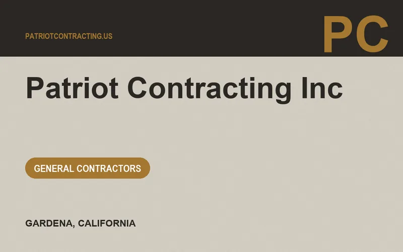 Patriot Contracting Inc in Gardena, California