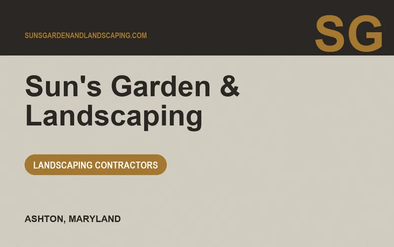 Sun's Garden & Landscaping in Ashton, Maryland