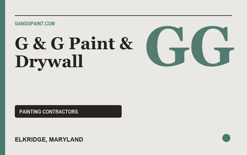 G & G Paint & Drywall in Elkridge, Maryland