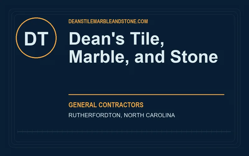 Dean's Tile, Marble, and Stone in Rutherfordton, North Carolina