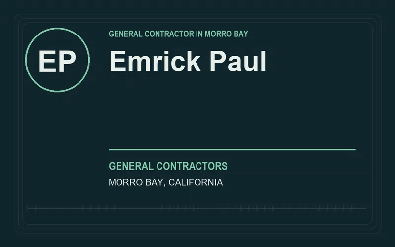 Emrick Paul in Morro Bay, California
