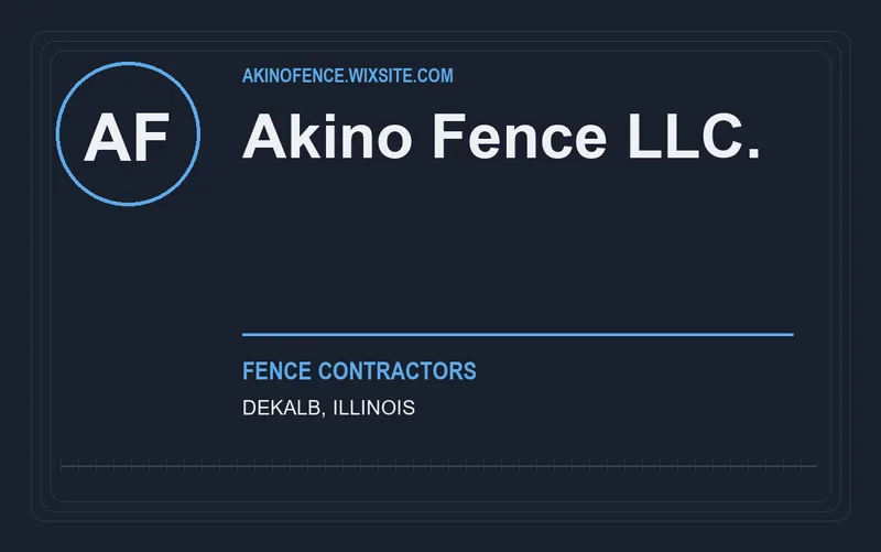 Akino Fence LLC. in DeKalb, Illinois