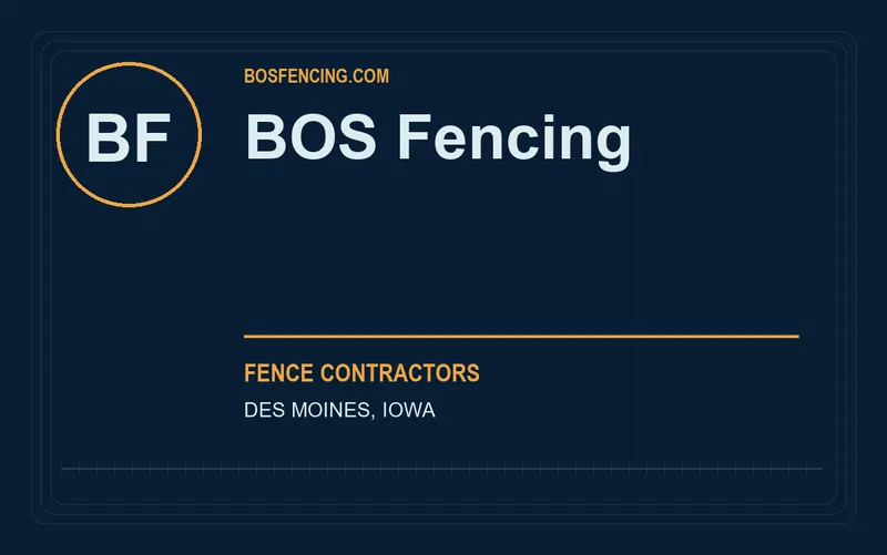 BOS Fencing in Des Moines, Iowa