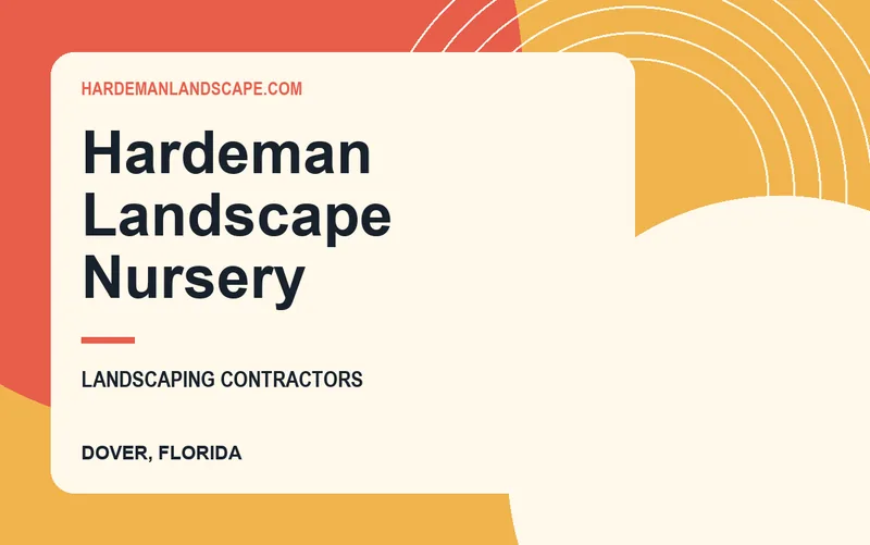 Hardeman Landscape Nursery in Dover, Florida