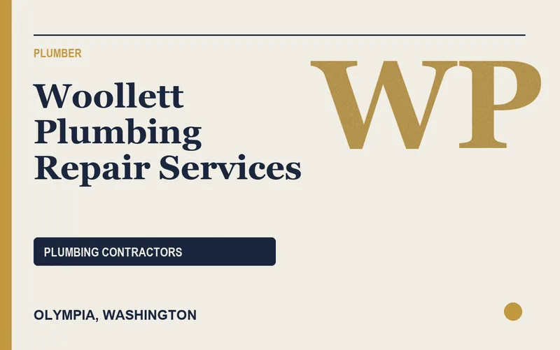 Woollett Plumbing Repair Services in Olympia, Washington