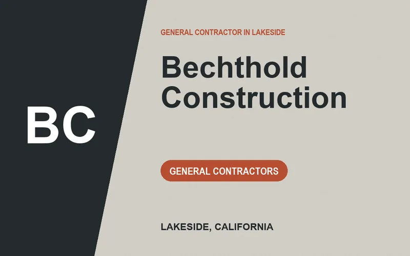 Bechthold Construction in Lakeside, California
