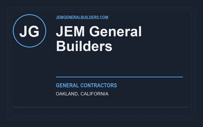 JEM General Builders in Oakland, California