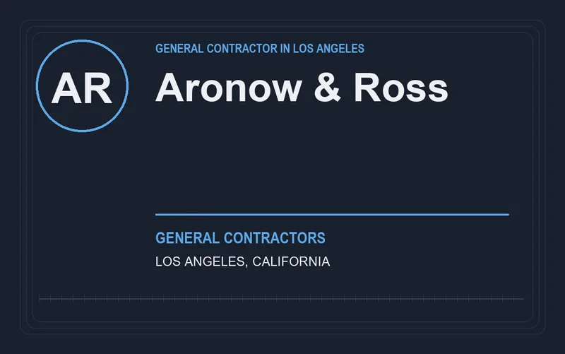 Aronow & Ross in Los Angeles, California