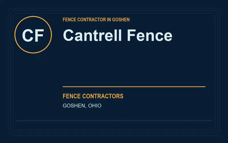 Cantrell Fence in Goshen, Ohio