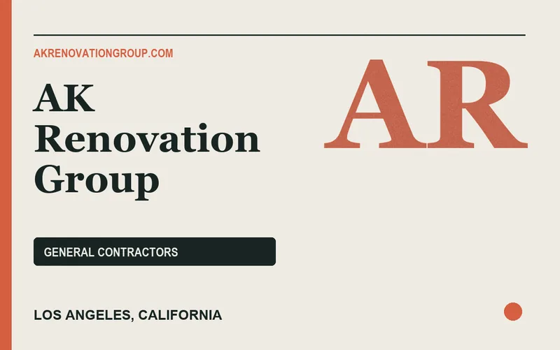 AK Renovation Group in Los Angeles, California
