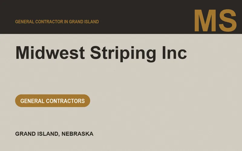 Midwest Striping Inc in Grand Island, Nebraska