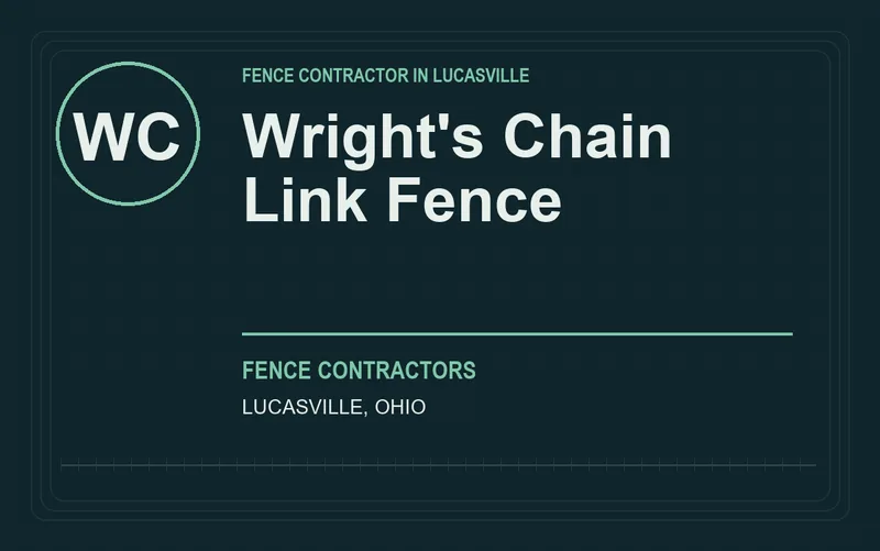 Wright's Chain Link Fence in Lucasville, Ohio