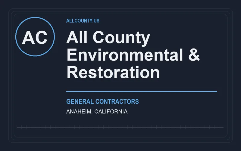 All County Environmental & Restoration in Anaheim, California