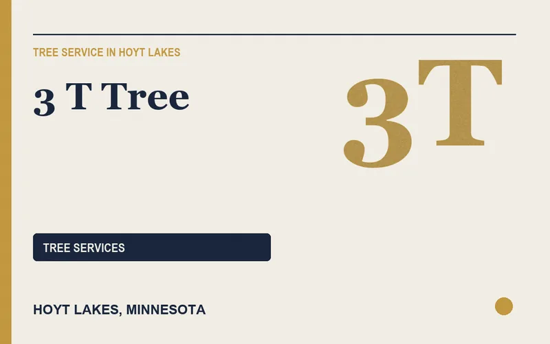 3 T Tree in Hoyt Lakes, Minnesota