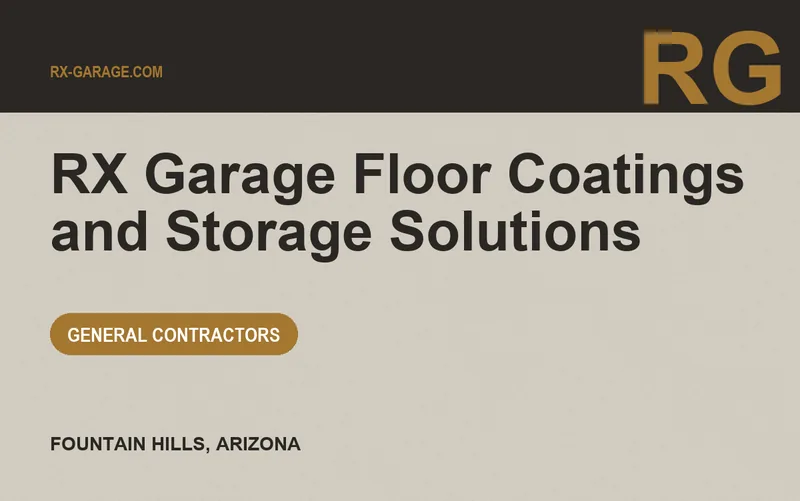 RX Garage Floor Coatings and Storage Solutions in Fountain Hills, Arizona