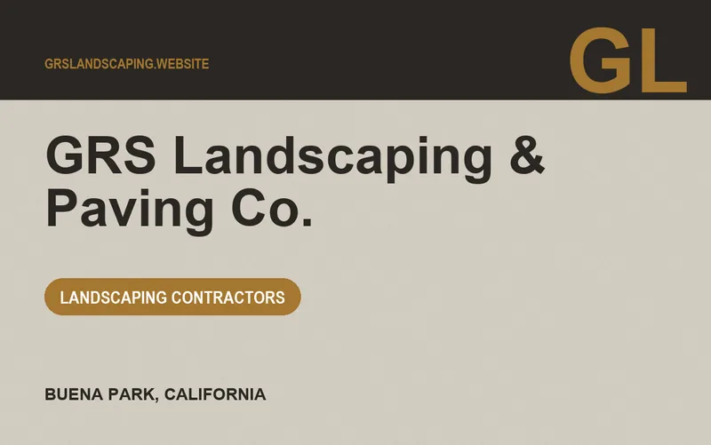 GRS Landscaping & Paving Co. in Buena Park, California