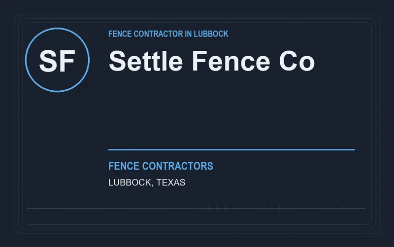 Settle Fence Co in Lubbock, Texas