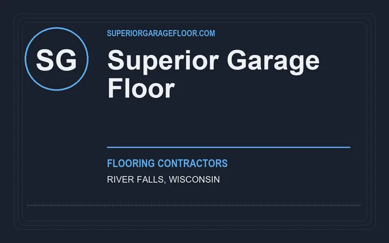 Superior Garage Floor in River Falls, Wisconsin
