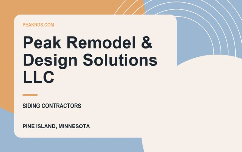 Peak Remodel & Design Solutions LLC in Pine Island, Minnesota