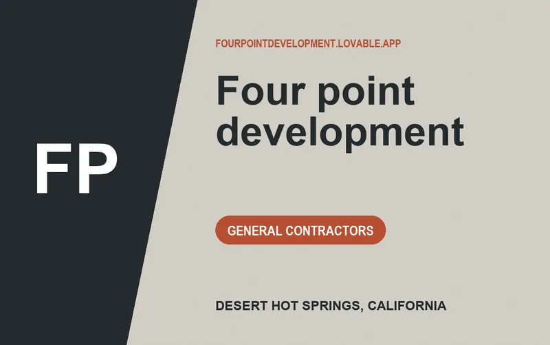 Four point development in Desert Hot Springs, California