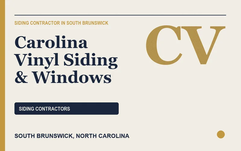 Carolina Vinyl Siding & Windows in South Brunswick, North Carolina