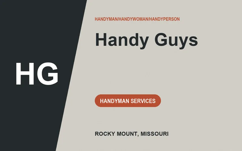 Handy Guys in Rocky Mount, Missouri