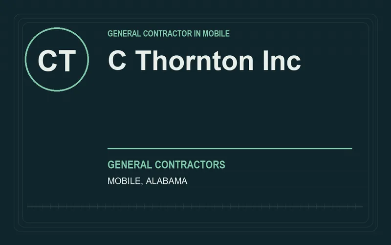 C Thornton Inc in Mobile, Alabama