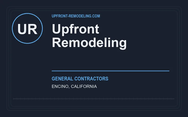 Upfront Remodeling in Encino, California