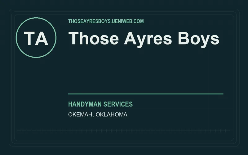 Those Ayres Boys in Okemah, Oklahoma