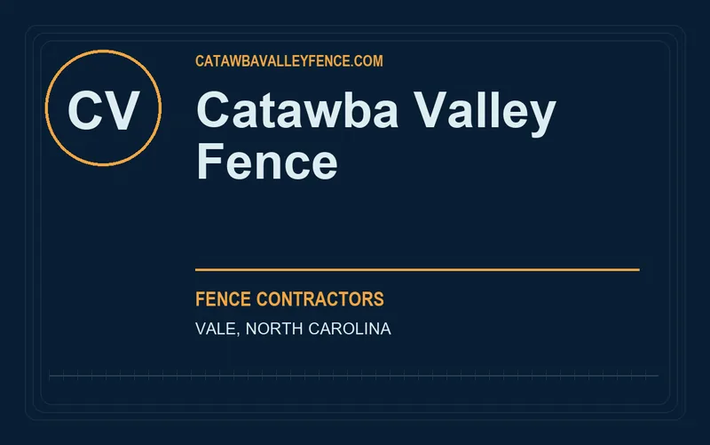 Catawba Valley Fence in Vale, North Carolina