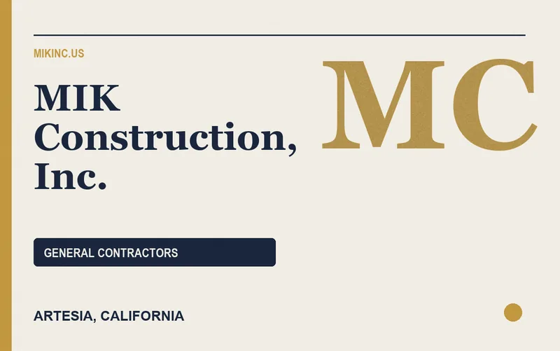 MIK Construction, Inc. in Artesia, California