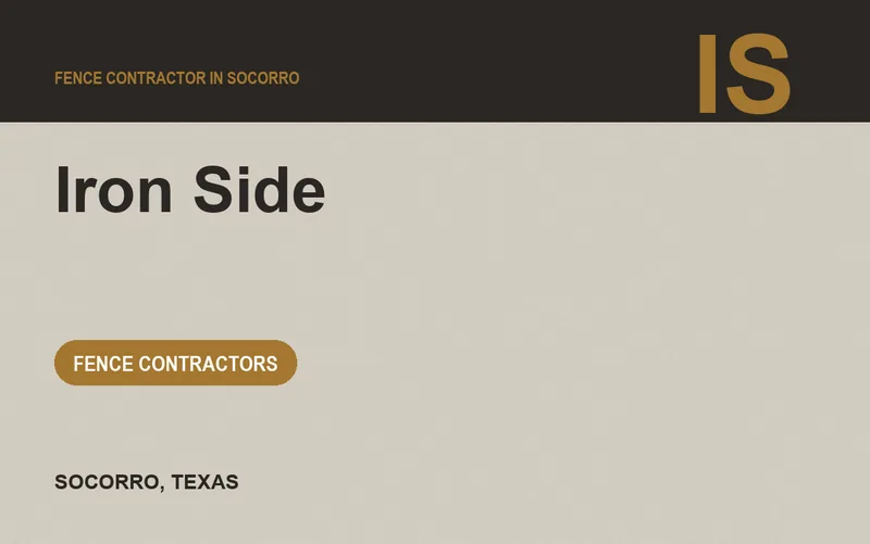 Iron Side in Socorro, Texas