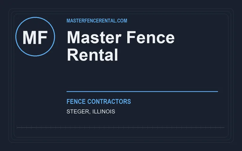 Master Fence Rental in Steger, Illinois