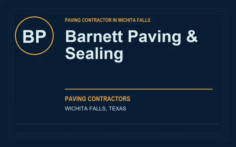 Barnett Paving & Sealing in Wichita Falls, Texas