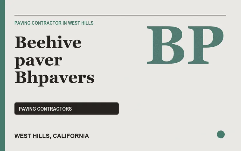 Beehive paver Bhpavers in West Hills, California