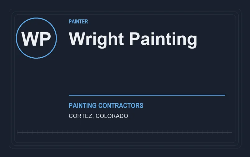 Wright Painting in Cortez, Colorado