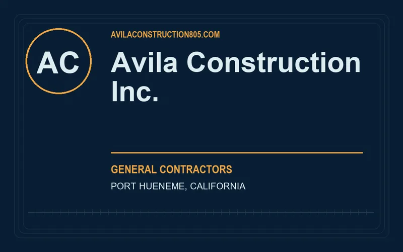 Avila Construction Inc. in Port Hueneme, California
