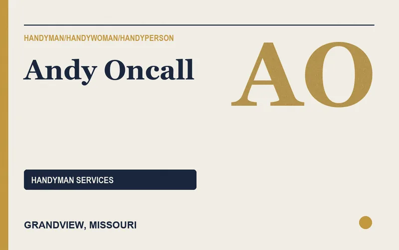 ANDY ONCALL in Grandview, Missouri