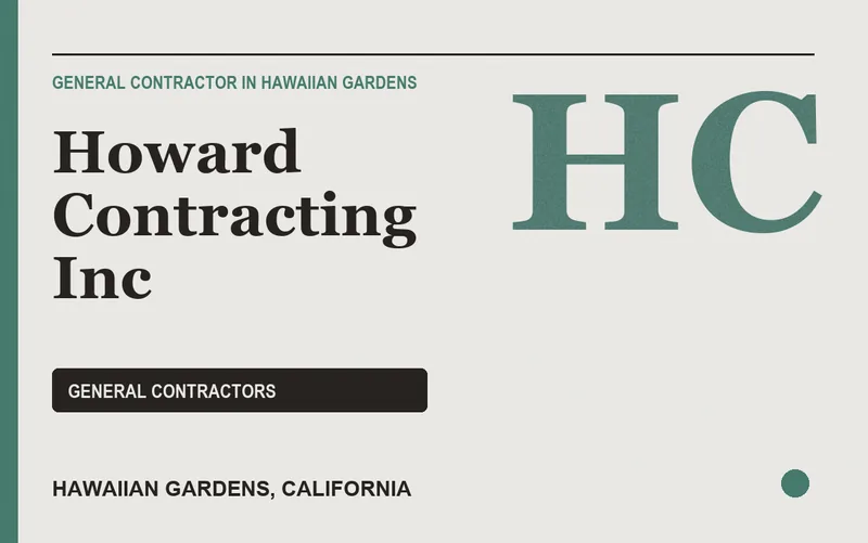 Howard Contracting Inc in Hawaiian Gardens, California