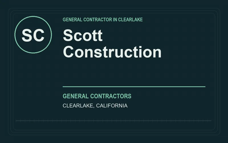 Scott Construction in Clearlake, California