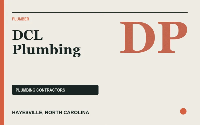 DCL Plumbing in Hayesville, North Carolina