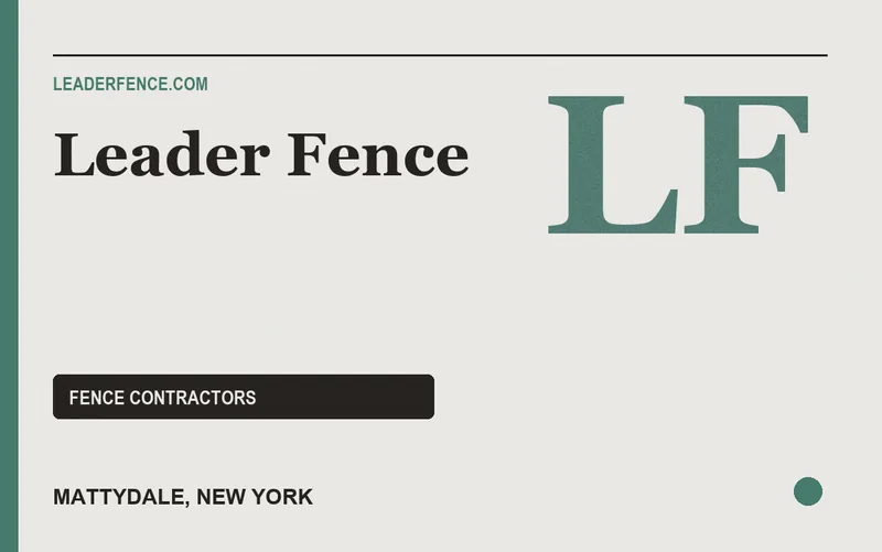 Leader Fence in Mattydale, New York