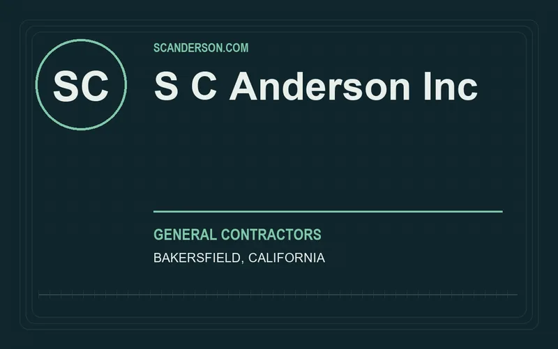 S C Anderson Inc in Bakersfield, California