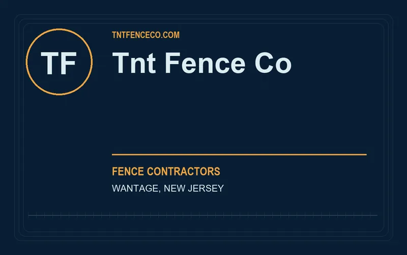TNT FENCE CO in Wantage, New Jersey