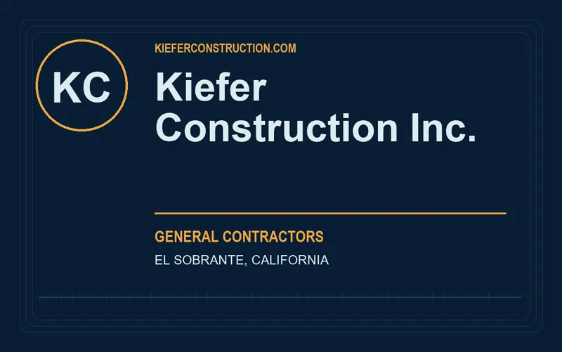 Kiefer Construction Inc. in El Sobrante, California