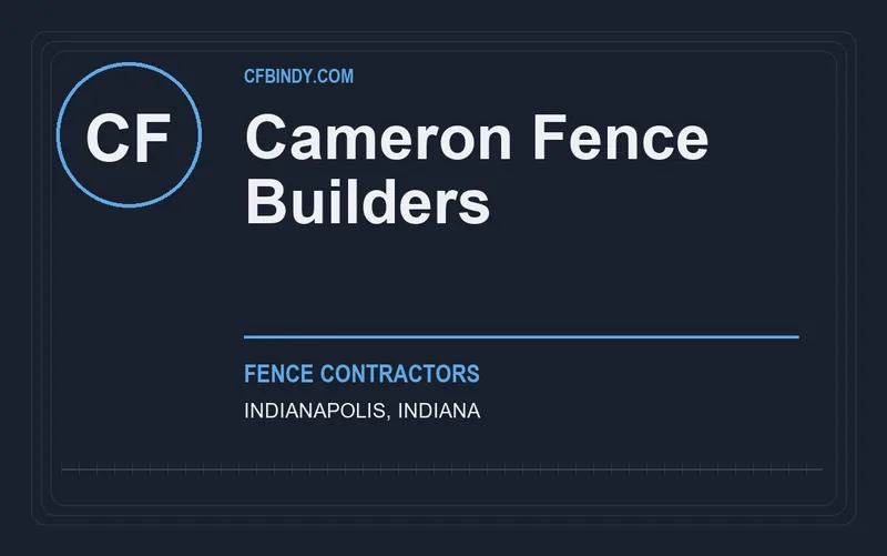 Cameron Fence Builders in Indianapolis, Indiana