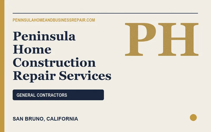 Peninsula Home Construction Repair Services in San Bruno, California