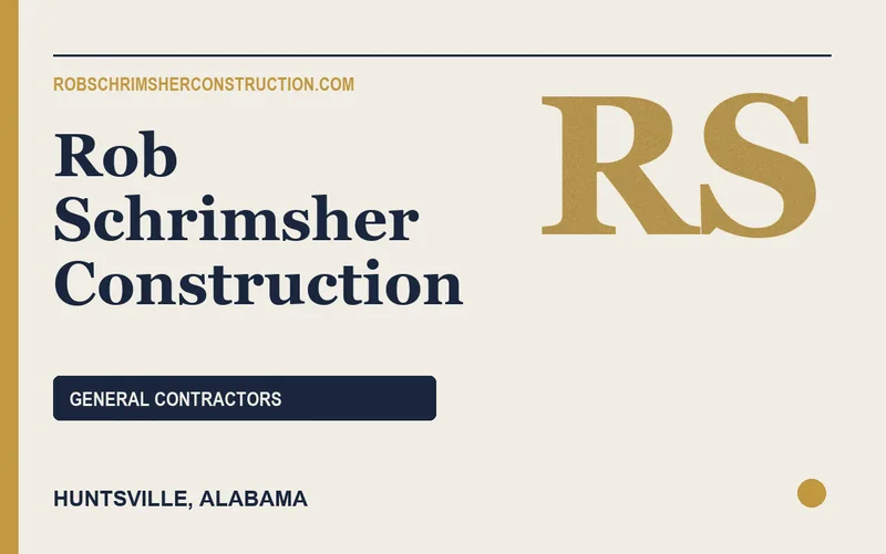 Rob Schrimsher Construction in Huntsville, Alabama